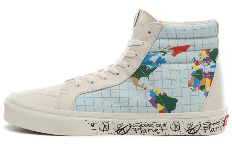 Sk8 Save Our Planet x Vans-Hi Reissue 'White Multi'