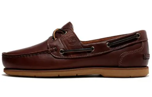Timberland Skateboard Shoes Men's Low Top Brown Red