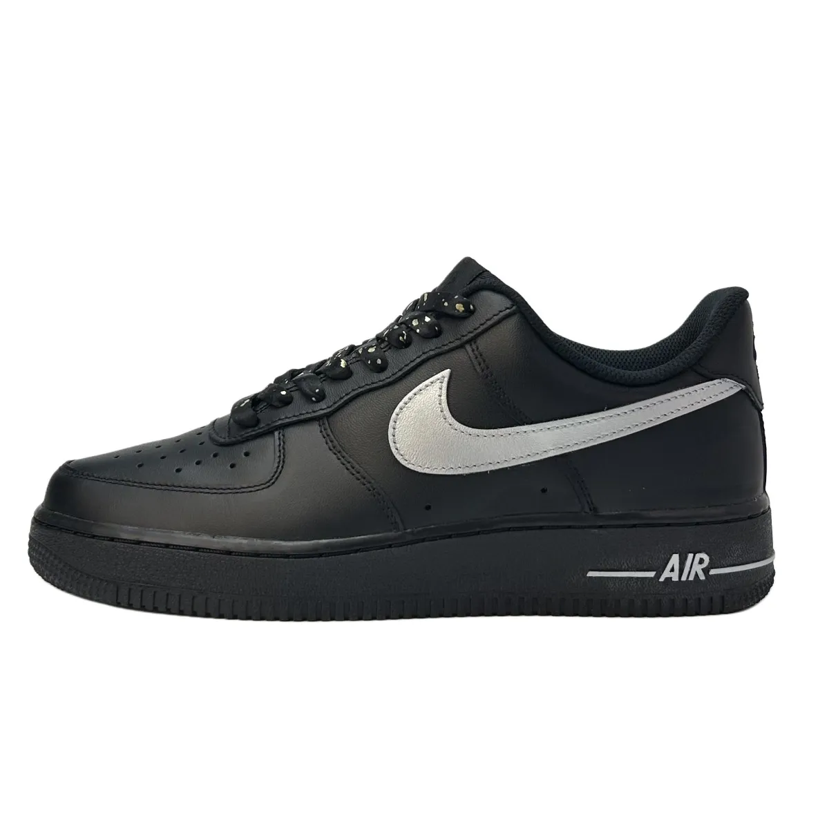 Nike Air Force 1 Slip Resistant Slip Resistant Low top Skateboard Shoes Unisex Black