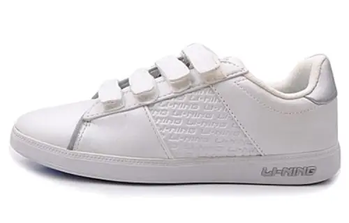 Li Ning Skateboard Shoes Women's Low Top White