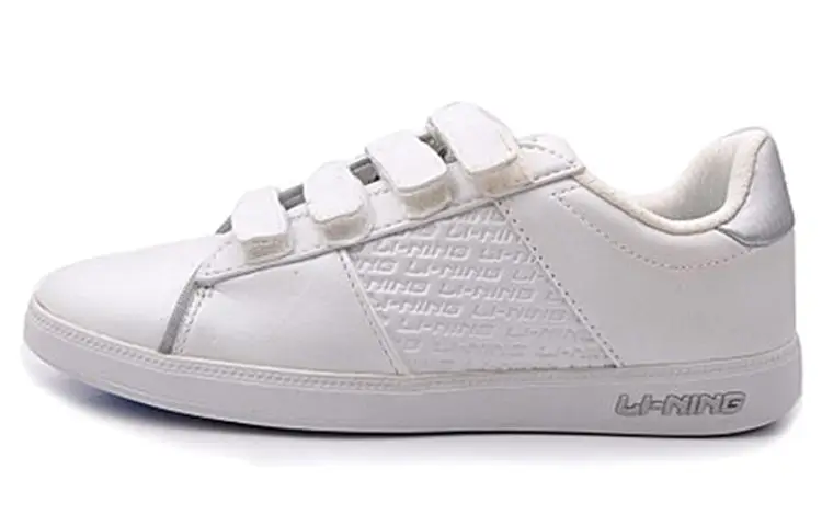 Li Ning Skateboard Shoes Women's Low Top White