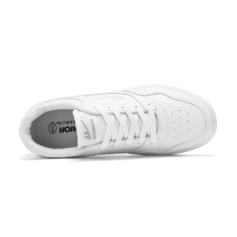 WARRIOR Air Force 1, Classic White Sneakers Platform Low top Skateboard Shoes Unisex