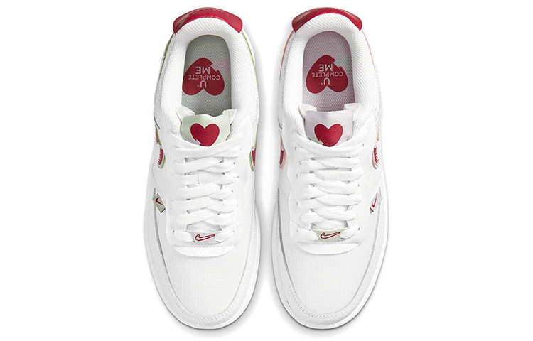 Женские кеды Nike Court Vision 1 (белый / красный) — фото 4