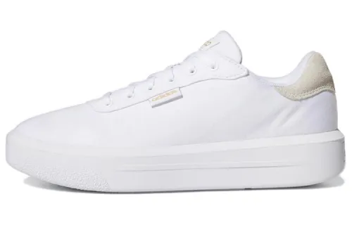 Adidas Court Platform Cln 'White Gold Metallic' Women's