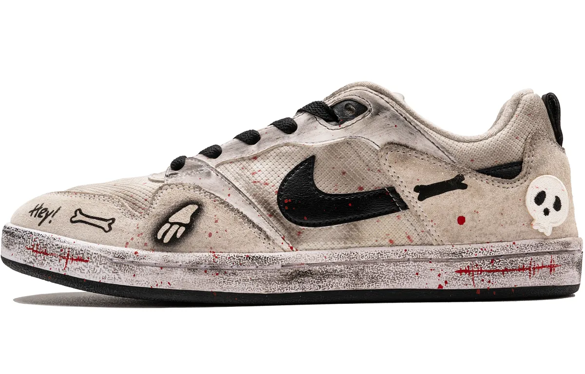 Nike SB Alleyoop Slip Resistant, Abrasion Resistant, Lightweight Low top Skateboard Shoes Men's Black Brown