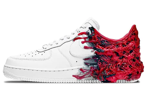 Nike Air Force 1 07 Low Air Force 1 Leather Slip Resistant Abrasion Resistant Low top Skateboard Shoes Unisex Black
