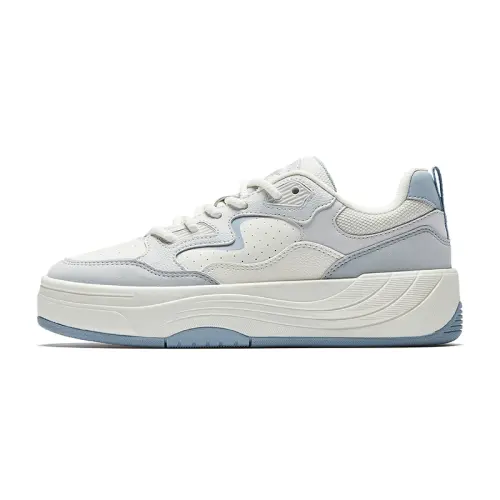 Anta Pg7 Slip Resistant, Abrasion Resistant, Height Increasing Low top Skateboard Shoes Women's White Blue