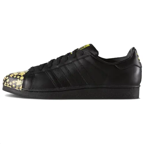 Superstar Pharrell x Superstar Adidas Originals 'Mr. Supershell - Black Yellow Floral'