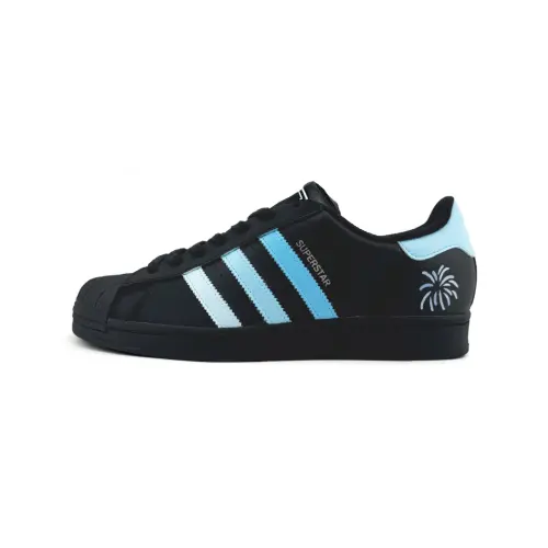 Adidas Originals SUPERSTAR WAO Slip Resistant Abrasion Resistant Low top Skateboard Shoes Unisex Black