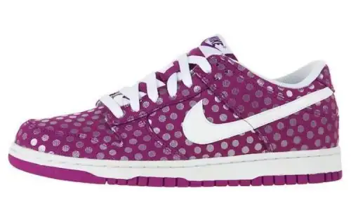 Nike Dunk Low Purple Polka Dot Women's
