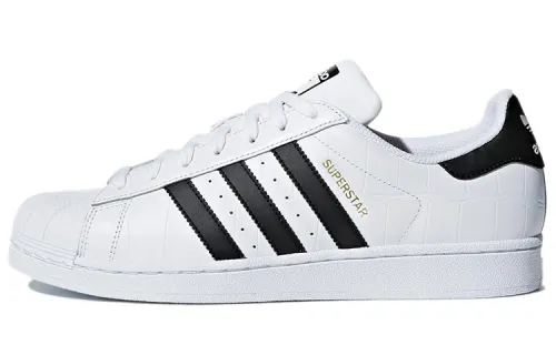 Adidas Originals Superstar Collection Low top Skateboard Shoes Men's White