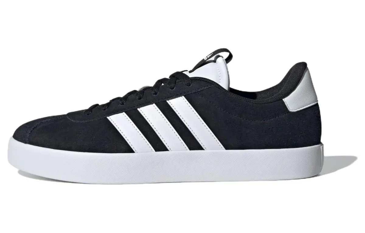 Adidas VL Court Comfortable Low top Skateboard Shoes Men's Black White