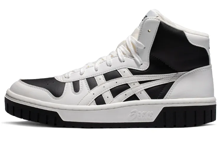 ASICS Unisex Court Mz Hi High Heeled Sneakers White/Black