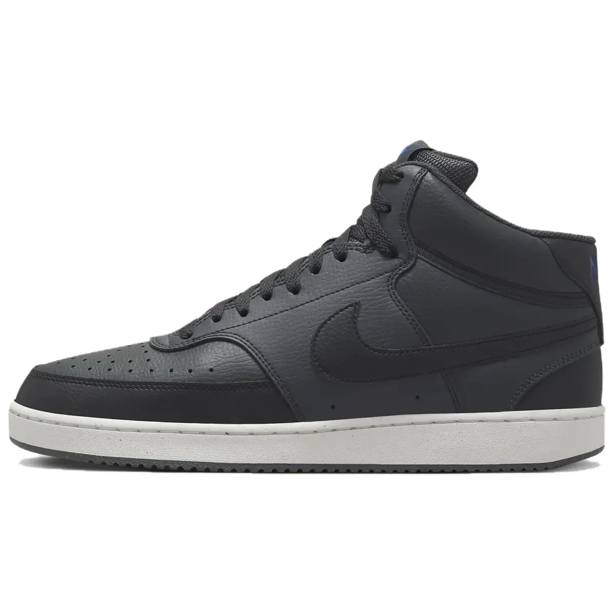 Nike Court Vision Mid Next Nature Dark Smoke Grey Off Noir Racer Blue Black