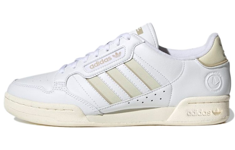 Adidas Originals Continental Skateboard Shoes Unisex Low Top Beige/White