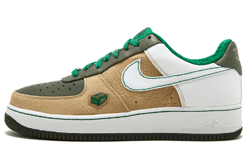 Кеды Nike Air Force 1 Premium 07 (бело-золотые) — фото 1