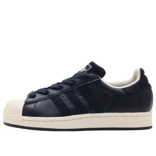 Adidas Originals Superstar 2 Abrasion Resistant Low top Skateboard Shoes Women's Midnight Indigo