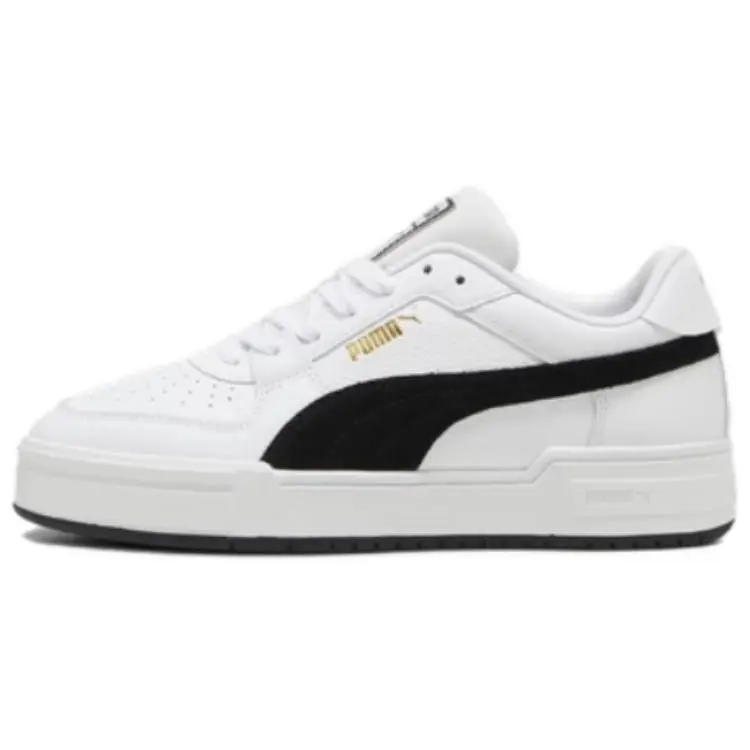 PUMA Ca Pro Leather Low top Skateboard Shoes Unisex White Black