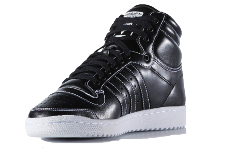 Мужские кеды adidas Originals Top Ten (черные) — Чёрный — фото 3