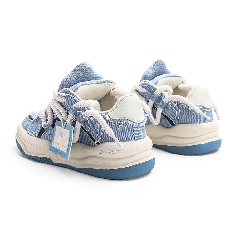Jifffly Puffy Shoes Low top Skateboard Shoes Unisex
