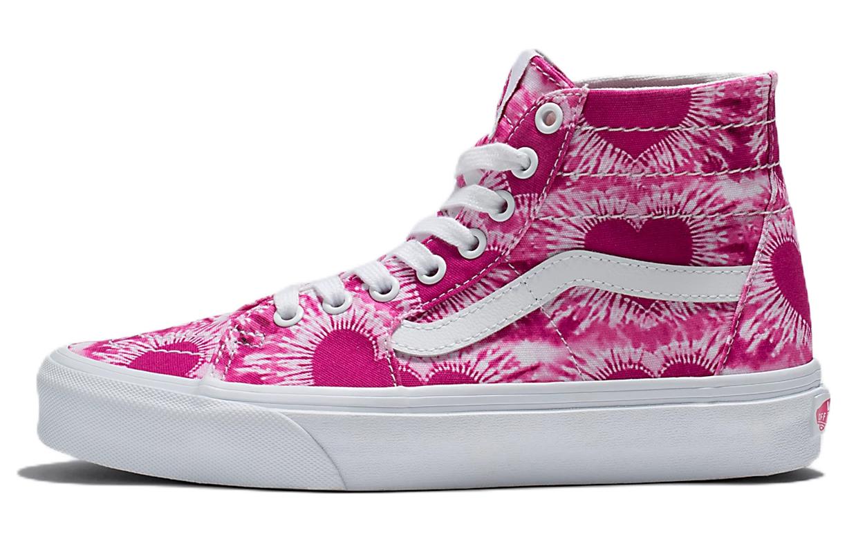 Sk8 Vans-Hi Tapered 'Tie Dye Hearts'
