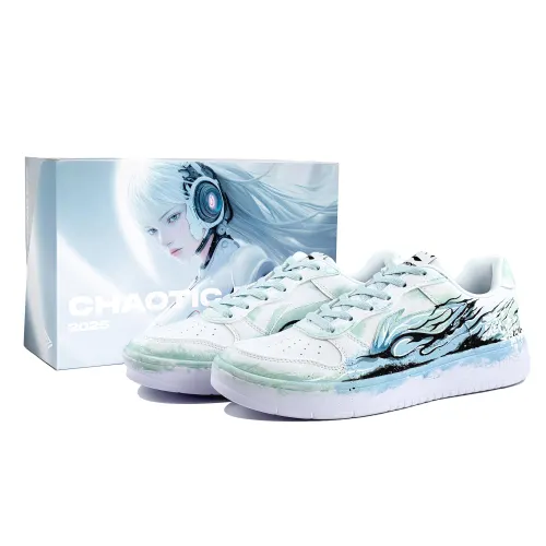 Li Ning Floating Boat Abrasion Resistant Lightweight Wear resistant And Lightweight Low top Skateboard Shoes Men's Teal