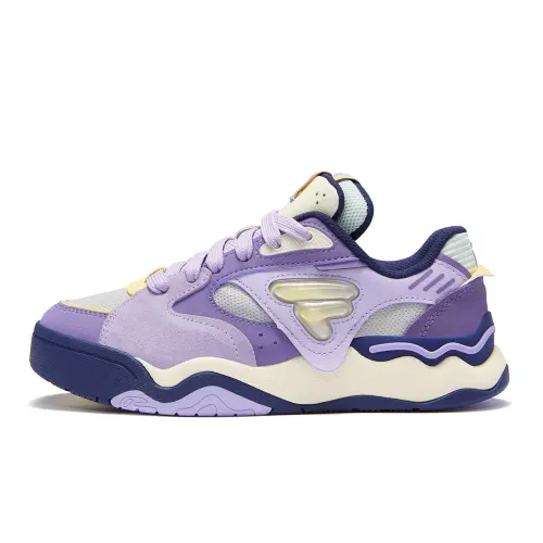 FILA FUSION x Pigalle Kick 2.0 Low top Skateboard Shoes Women's Purple Gray