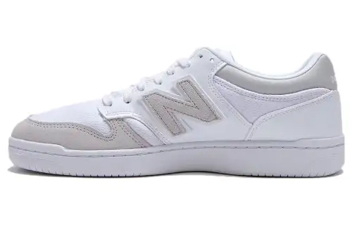 New Balance NB 480 Abrasion Resistant Breathable Low top Skateboard Shoes Unisex White