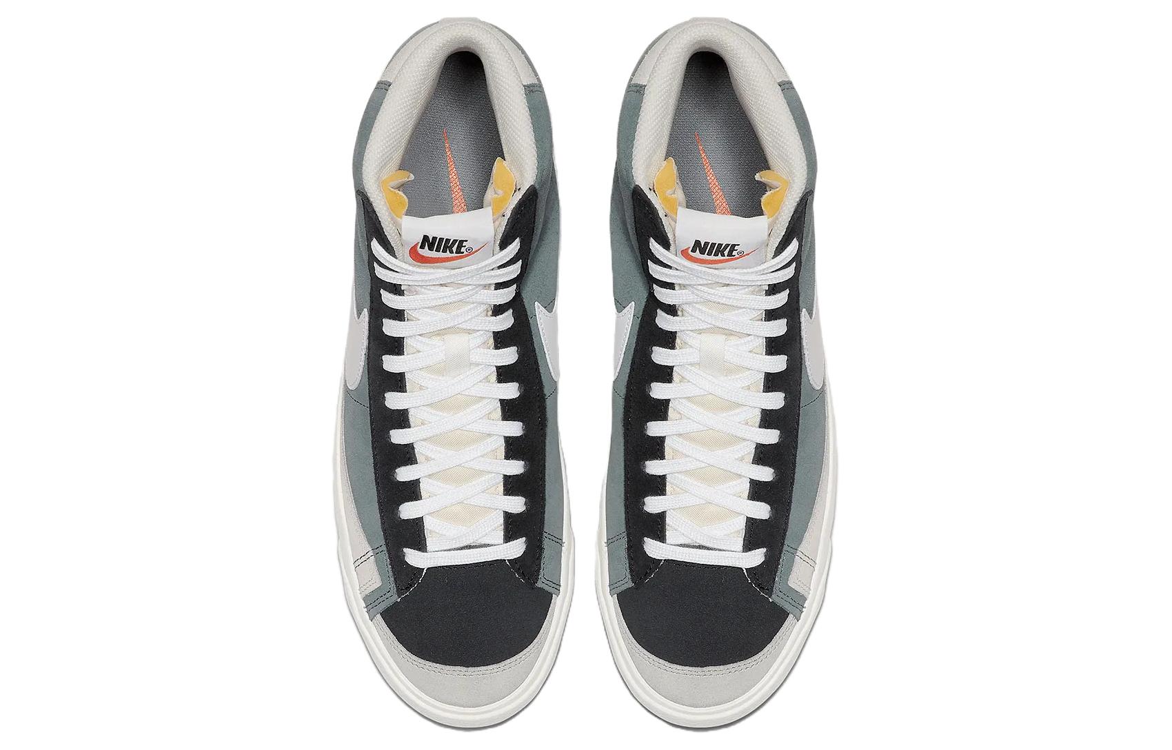 Мужские кеды Nike Blazer (темно-серые) — Тёмно-серый / чёрный — фото 3