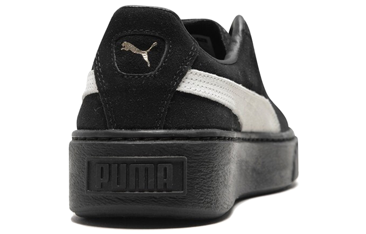 Женские кеды PUMA Suede Platform (черно-белые) — фото 5