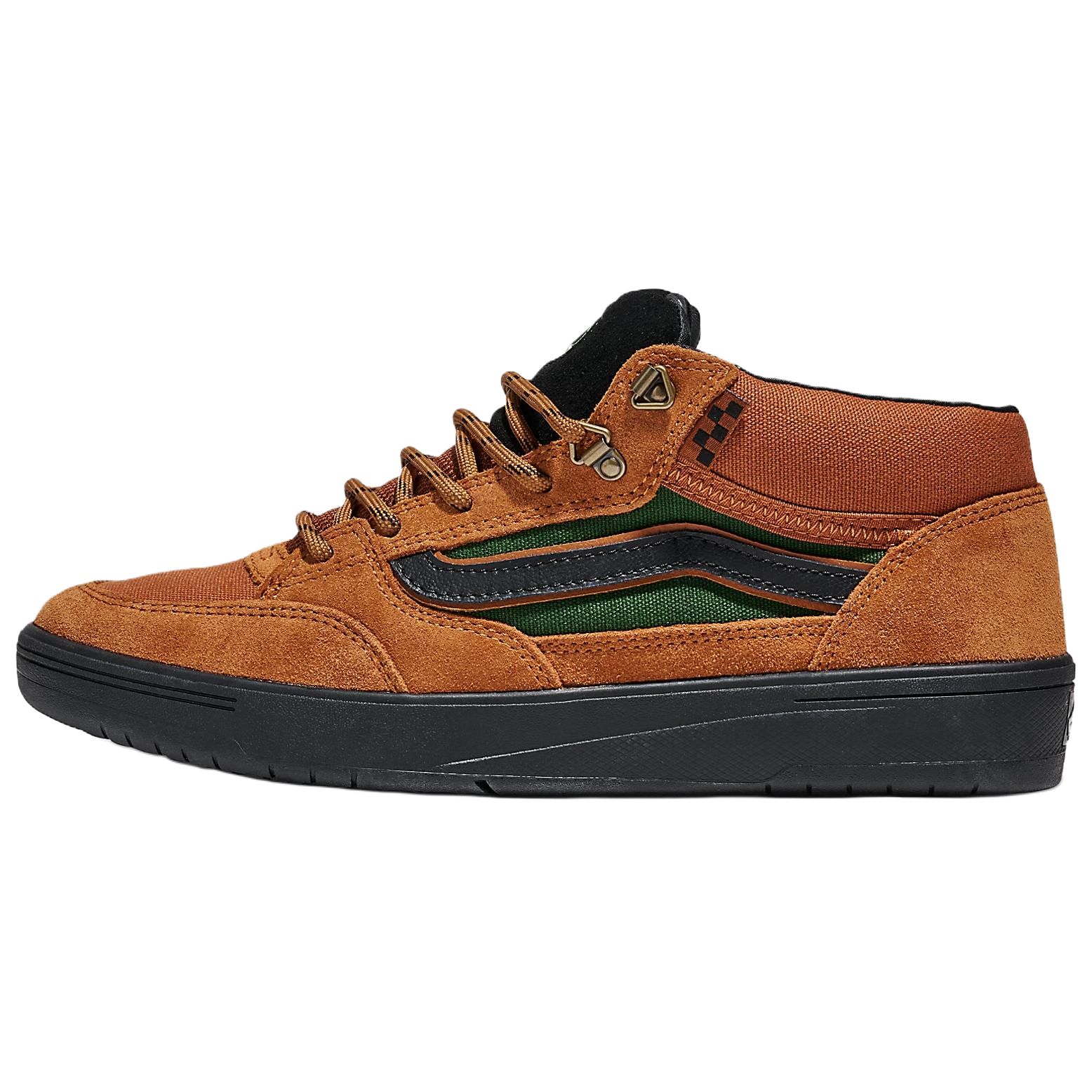 Zahba Skate Vans Mid 'Ginger Root Brown'
