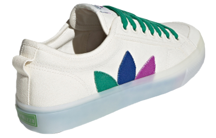 Кеды adidas originals NIZZA Pride (бело-зелено-сине-розовые) — фото 3