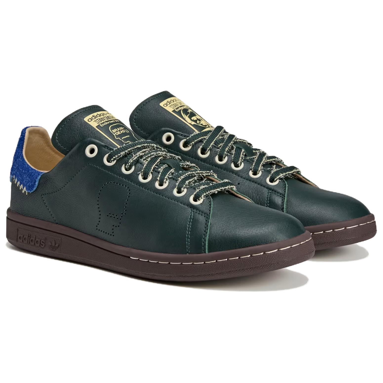 Кеды Brain Dead x adidas originals STAN SMITH (зеленый) — фото 3