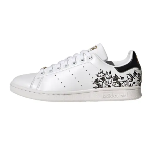 Adidas Originals Stan Smith Slip Resistant Abrasion Resistant Low top Skateboard Shoes Women's White Black