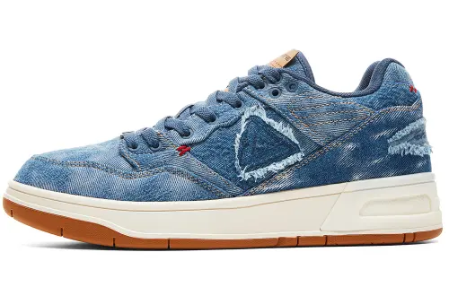 PEAK Taichi 910 Coverage Cushioning Abrasion Resistant Low top Skateboard Shoes Men's Blue