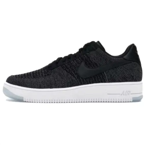 Nike Air Force 1 Flyknit Low Black White