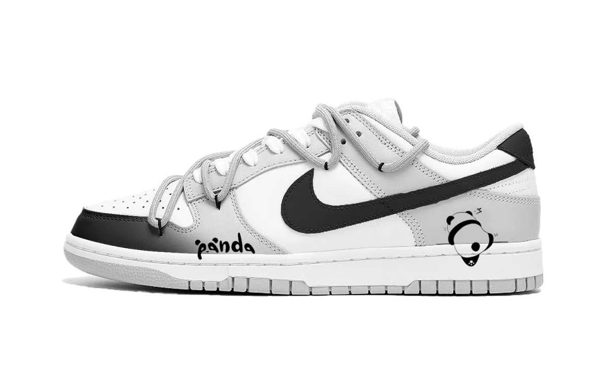Nike Dunk Cow Leather Slip Resistant Cushioning Abrasion Resistant Lightweight Low top Skateboard Shoes Men's White