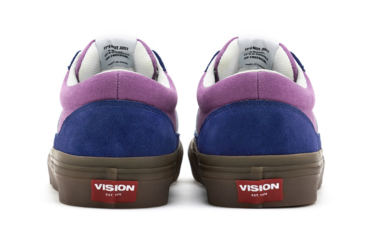 Vision Street Wear Stick Low top Skateboard Shoes Unisex Night Purple