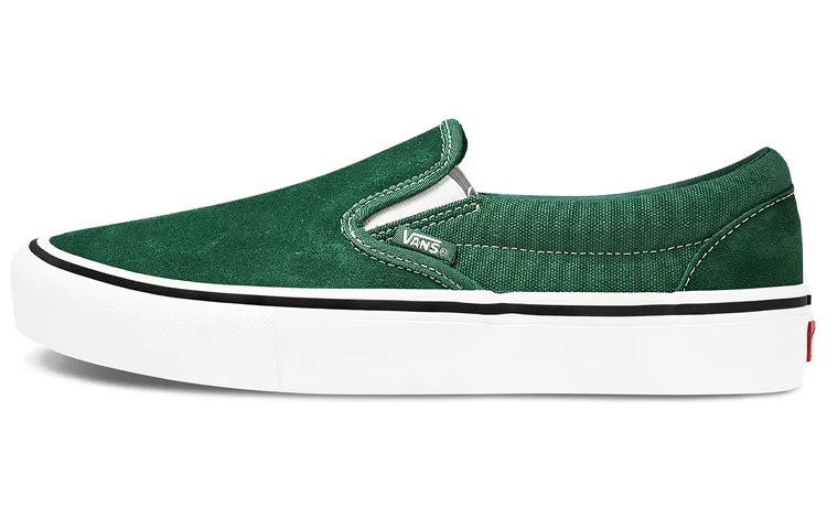 Vans Slip On Pro Classic Low Tops Casual Skateboarding Shoes Unisex Green