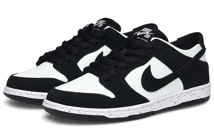 Мужские кеды Nike Dunk SB Pro (черный с розовым и синим) — Чёрный / розовыйсиний — фото 3