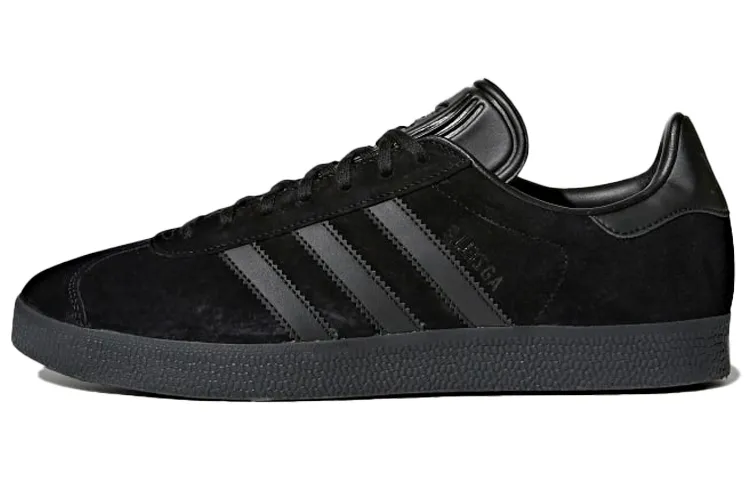 Adidas Originals Gazelle Abrasion Resistant Low top Skateboard Shoes Men's Black