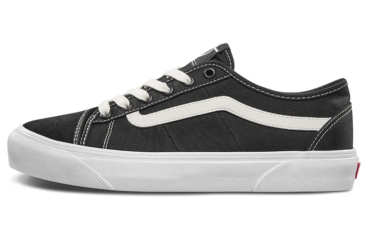Vans Bess Ni Trendy Cushioning Abrasion Resistant Lightweight Breathable Low top Skateboard Shoes Unisex Black