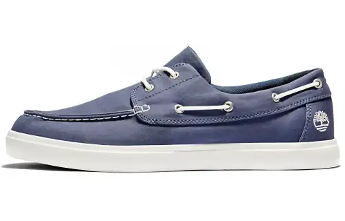 Timberland Seneca Bay Mixed Media Boat Shoes 'Navy'