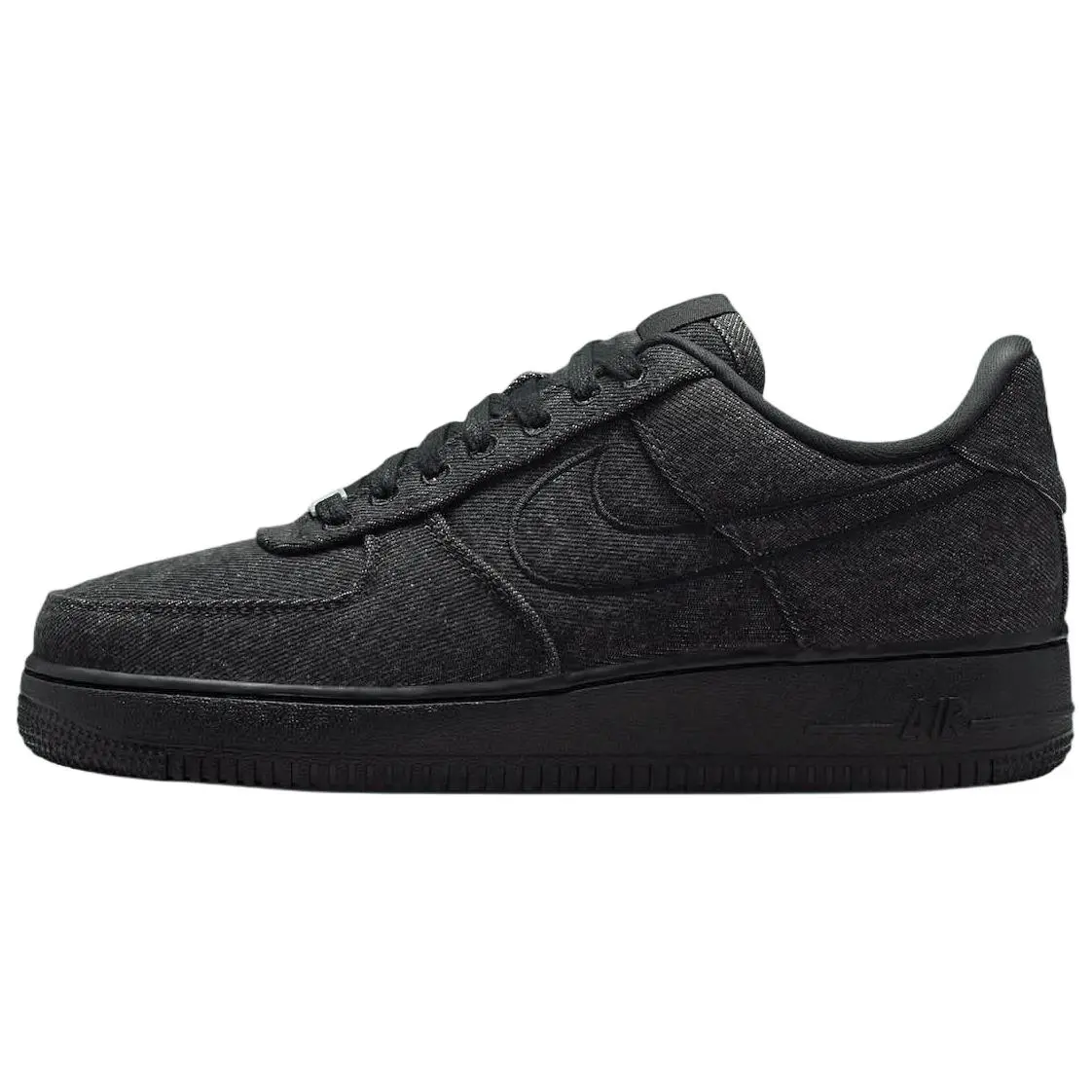 Nike Air Force 1 Cushioning Lightweight Low top Skateboard Shoes Women's Black