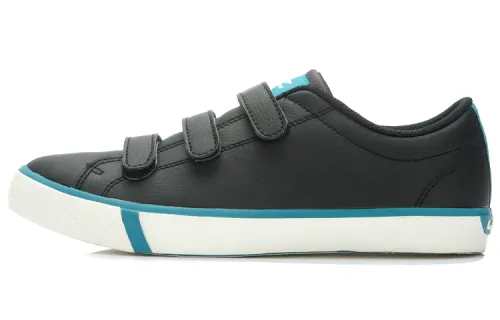 Li Ning Synthetic Leather Lightweight, Breathable, Slip Resistant, Abrasion Resistant Low top Skateboard Shoes Men's
