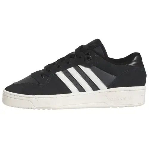 Adidas Originals Rivalry Slip Resistant Abrasion Resistant Low top Skateboard Shoes Unisex Black White