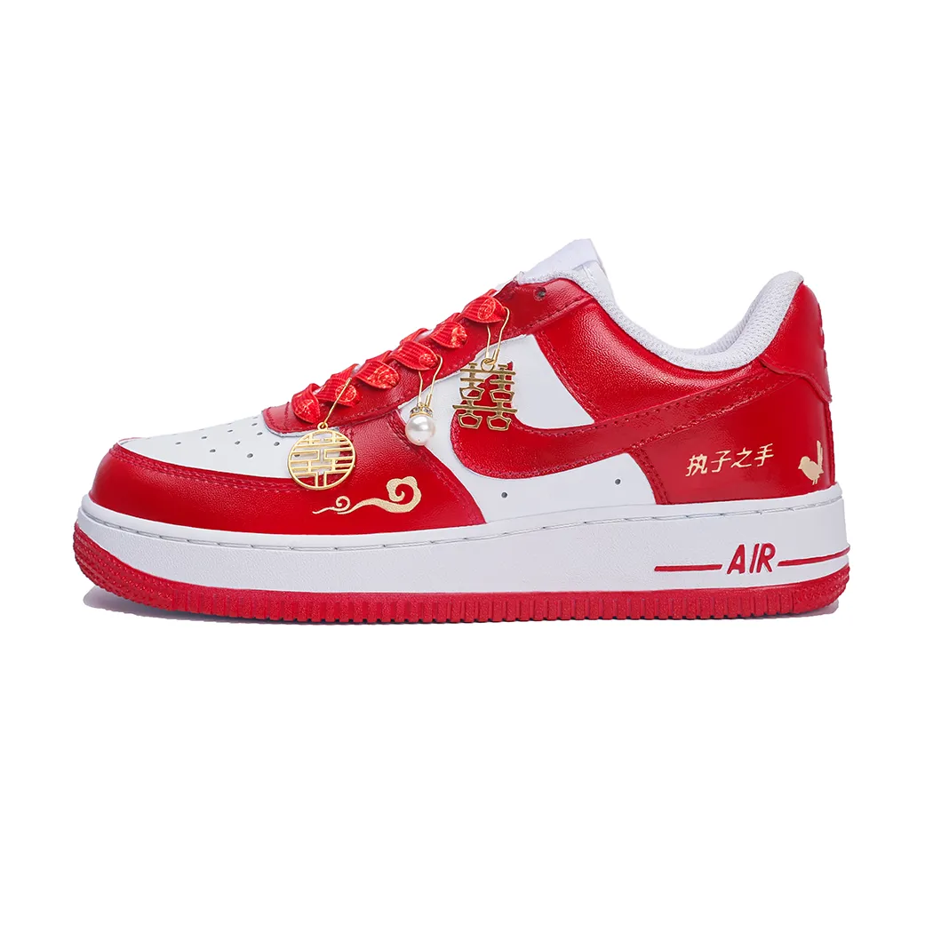 Nike Air Force 1 Air Force 1 Leather Wedding Coverage Thermal Slip Resistant Abrasion Resistant