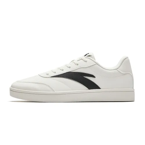 Anta Skateboard Shoes Men's Ivory White/Basic Black