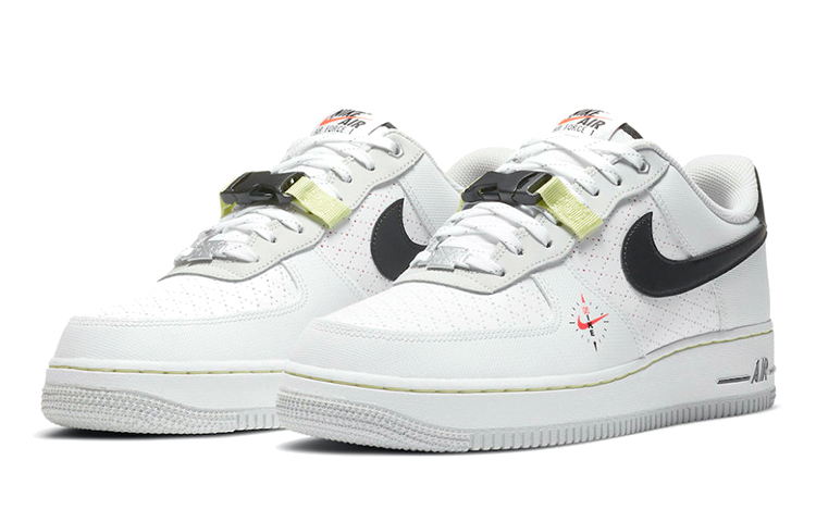Мужские кроссовки Nike Air Force 1 Fresh Perspective (красно-бело-черные) — Красный / белый / чёрный — фото 2