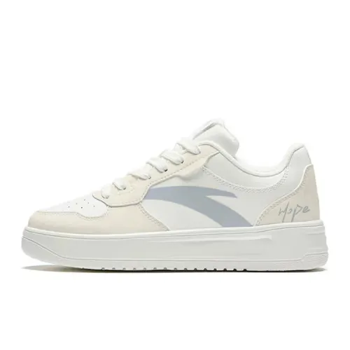 Anta Low top Skateboard Shoes Unisex White Yellow Blue